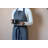 Denim Blue No Holiday Cotton Bib Apron