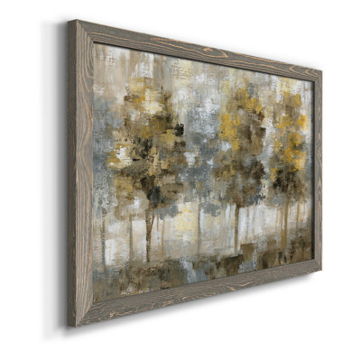 Linen Trees - Peinture sur toile encadrée