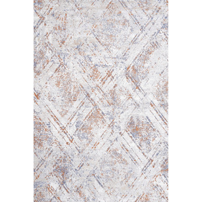 Tapis beige teinté 5X7 - sans perte de poils, idéal pour la chambre à coucher et le bureau, rehausse le style de salle à manger du salon