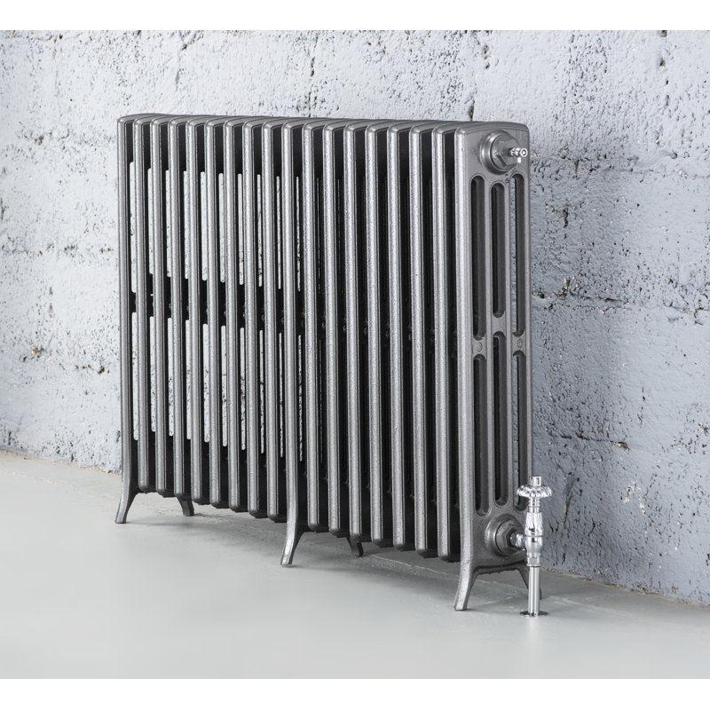 Aadhya Horizontal Radiator, Cast Grey, 760mm H x 1112mm W x 175mm D