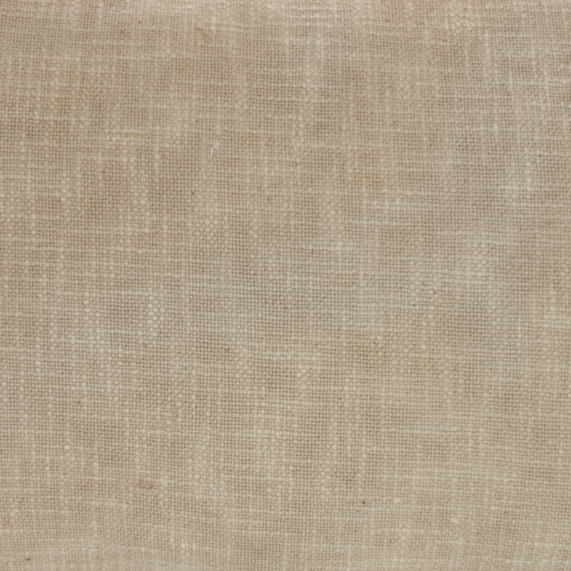 Taupe Stonewash Cotton Lumbar Pillow with Fringe Edges