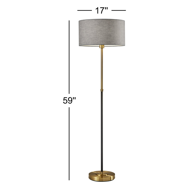 Necmiye 59'' Traditional Floor Lamp