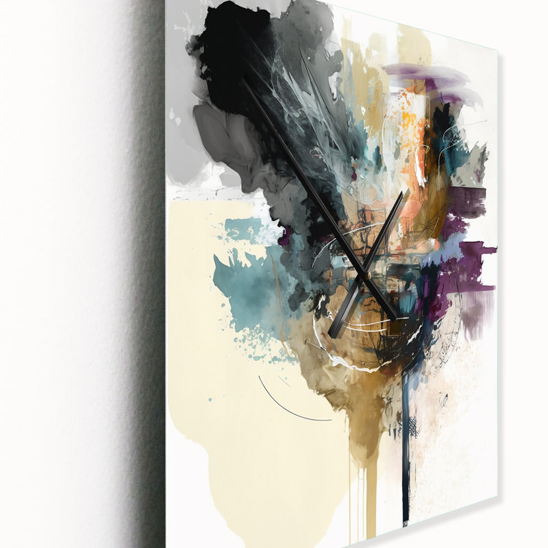 Jazmeen Aluminum Wall Clock, Très petit