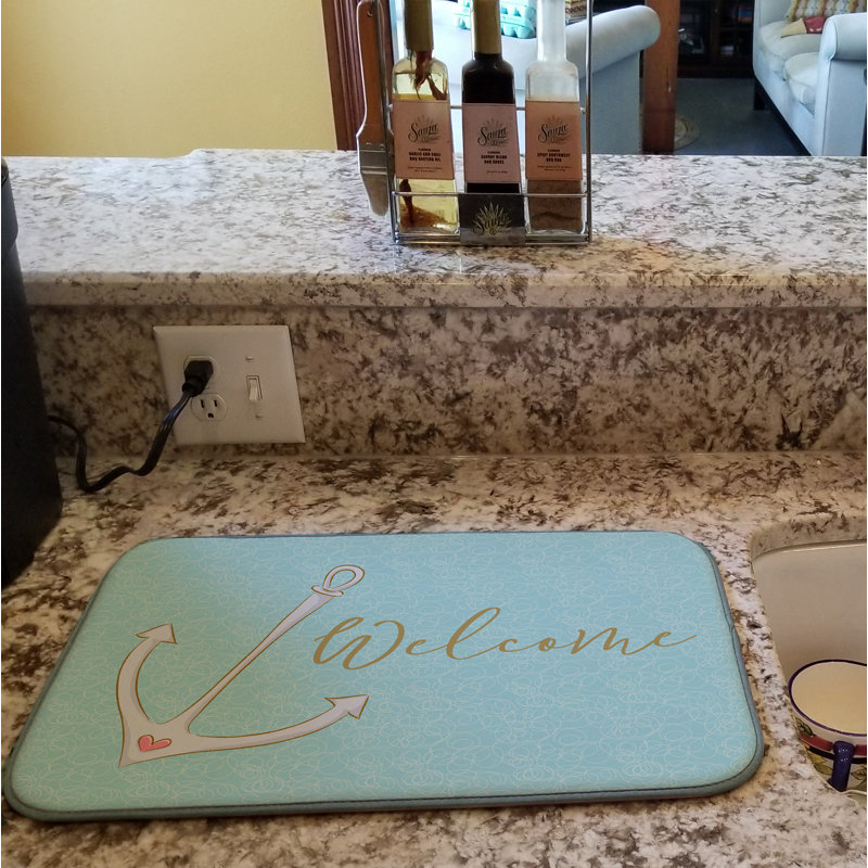 Tapis de séchage anchor welcome