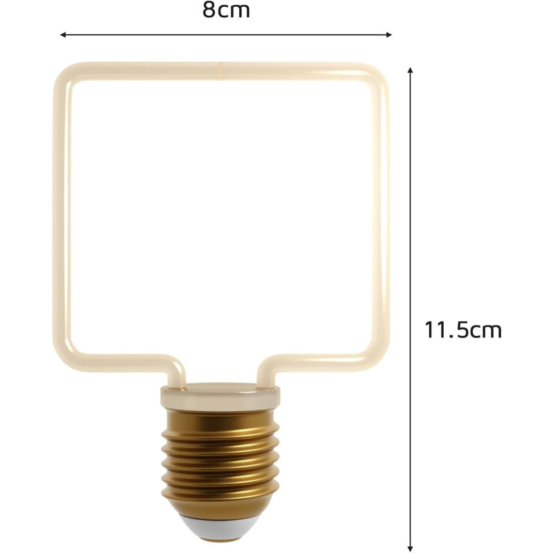 Decorative Ambient Angle Retro LED Bulb Light for Cafes, Restaurants, Bars, Clubs and Living Rooms