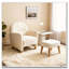 Chaise de loisir rembourrée avec repose-pieds-1838683256