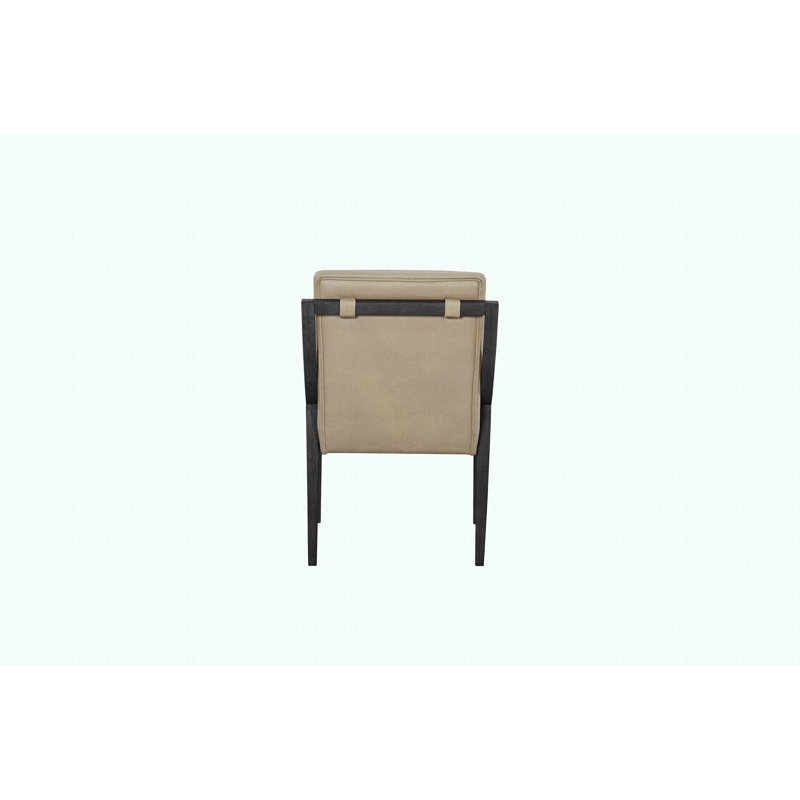 Fauteuil en cuir Sling - poivre