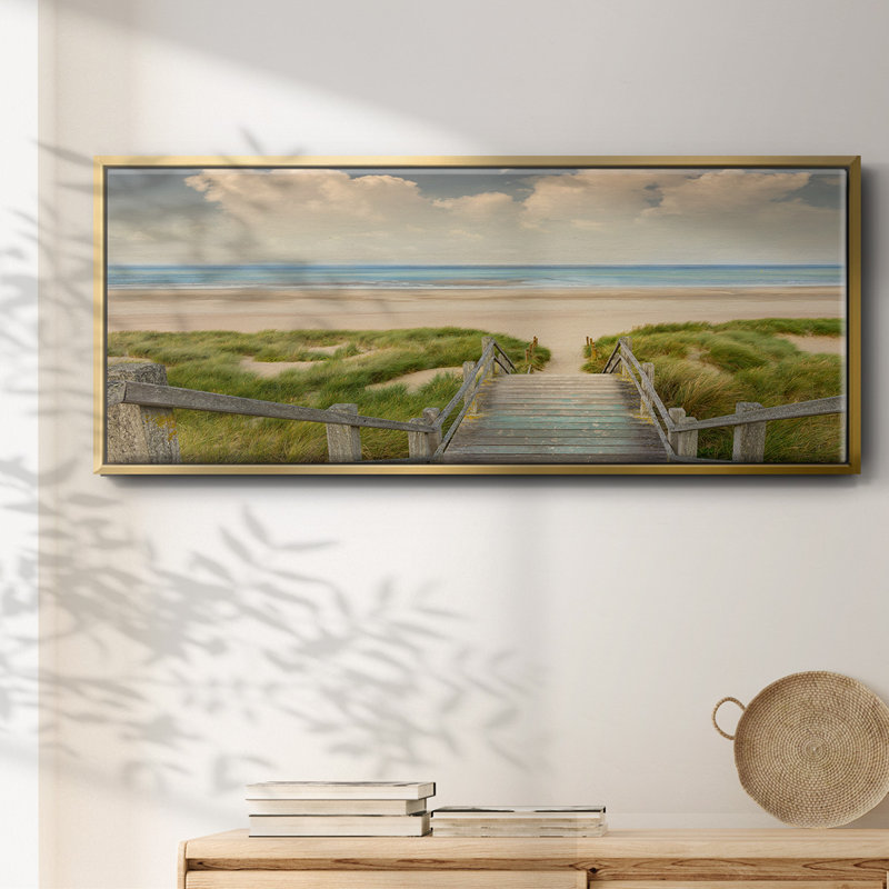 Welcome Beach - toile encadrée, H 20 po x l 50 po