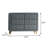 Dresser, Light Gray Fabric