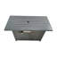 Table de foyer d'extérieur de 42 po de L - chaleur, poids de 51,77 lb, avec couvercle de propane 45 x 24 11 po, utilisation