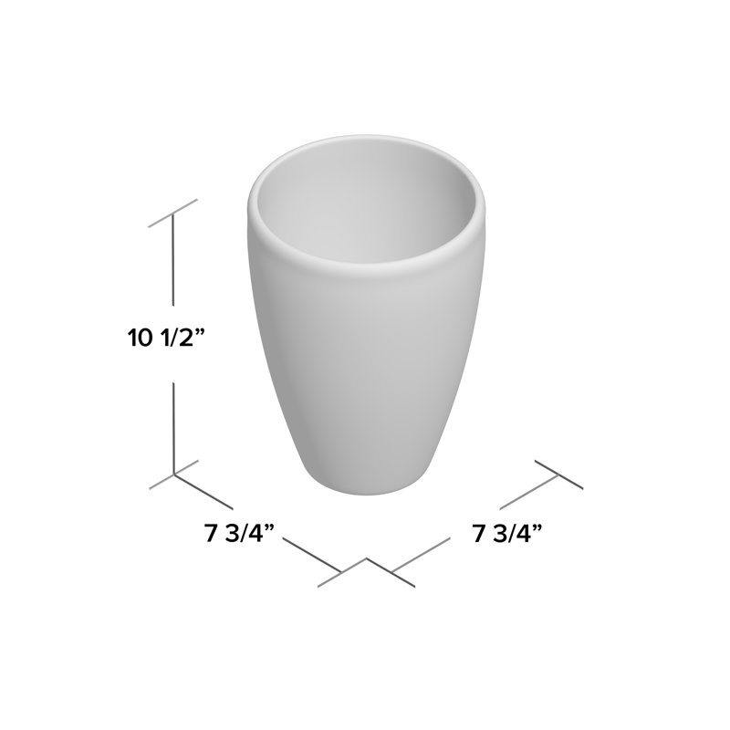 Vase de table en verre bleu Royale, H 10,5 po x l 7,75 po x P 7,75 po