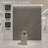 Linear WPC Exterior Wall Slat Siding and Cladding Panels 114 in x 8.62 in-117542569-117542573