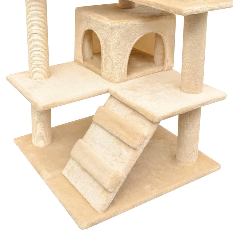 Drake 124.8cm H Cat Tree, Beige