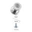 Classic Rosette with Crystal Door Knob-1643764244