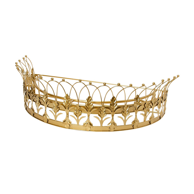 Chateau Metal Bed Canopy, Gold