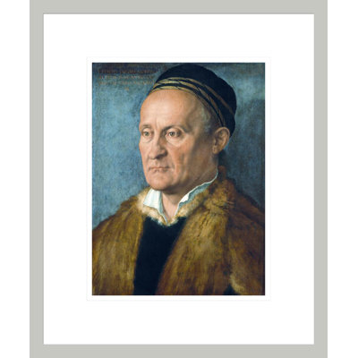 Portrait de Jakob Muffel par Albrecht Dürer, impression giclée sur cadre