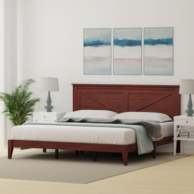 Marksbury Solid Wood Platform Bed