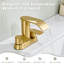 Robinet de lavabo de salle de bain 4 po à poignée double 4 po avec bonde escamotable (ensemble de 2)-106258937