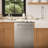 ZLINE 24 in. Monument 3rd Rack Dishwasher with Auto Door Open Drying, 44dBa, Stainless Steel Panel-66324975