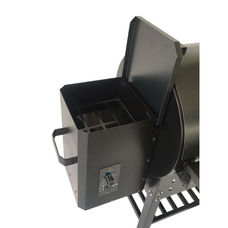 Barbecue à granules de bois avec couvercle 445,5 po