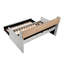 1Pc Light Grey Daybed With Pull-Out Trundle Bookcase Side Panel Charging Ports Nailhead Trim Modern Design Furniture