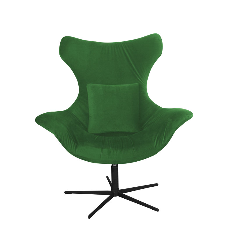 Swivel Lounge Chair, Green