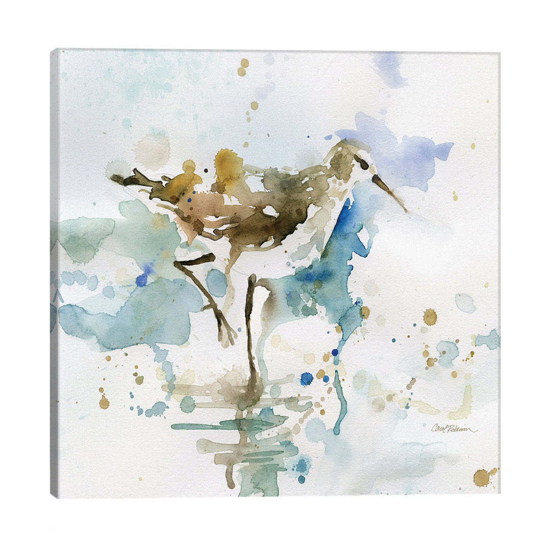 Malibu Sand Piper by Carol Robinson - Painting Print on Canvas