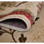 Tapis beige / rouge à motif floral Perryville-50283597