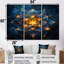 Rupp - ensemble de reproductions d'art mural floral moderne-108459696-108459698