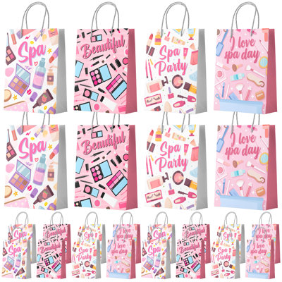 Spa Party Favor Bags, 24pcs Spa Party Gift Bags Spa Party Goodie Bags