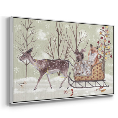 Collection Christmas Time, toile tendue avec châssis en A