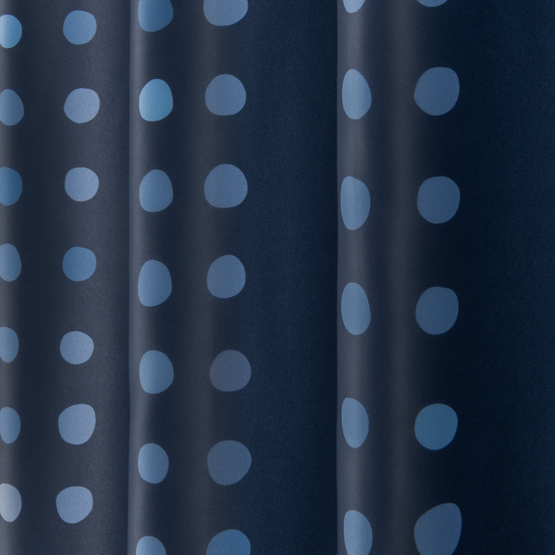 Brayshaun Room Darkening Curtain Panel Pair, Navy