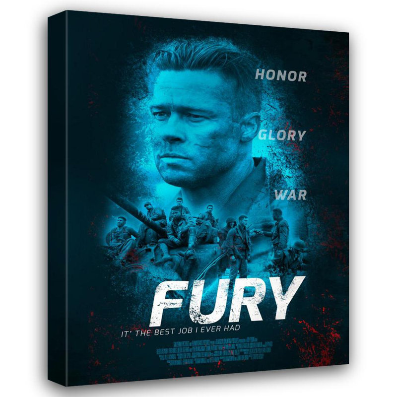 Fury, 48" H x 36" W