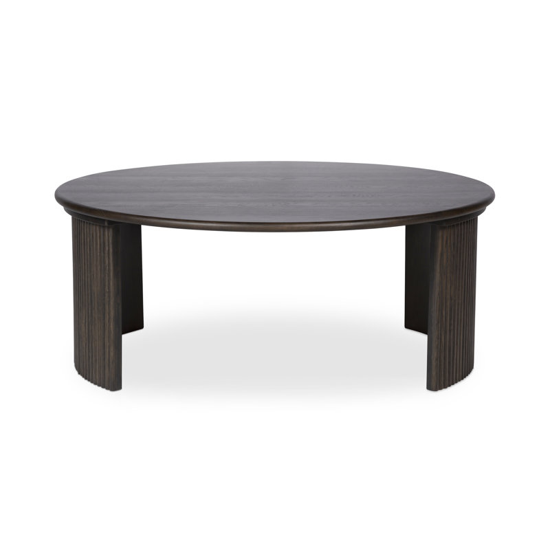 Penny Small Coffee Table Dark Brown, 15.75" H x 39" L x 39" W, Espresso