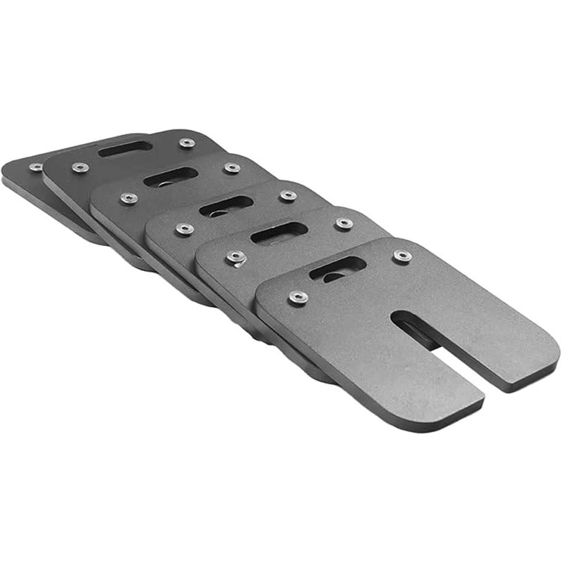 Plaques d'haltères réglables carrées, 6 pièces de 5 lb (5 lb x 6)