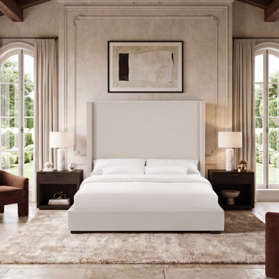 Hampton 62" Tall Headboard Upholstered Bed, King