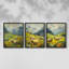 Lanscape Study Series LXIV -Set de 3 estampes numériques giclées -Prêt à accrocher-107253183-107253184