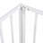 For Kids Bedroom, Queen Size Floor Bed Frame with Fence and Access Door, Metal Construction, Crisp White-129380413