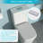 White Ceramic Toilet - Elegant Design, Adds Class To Bathroom Modern With Soft Touch Seat Comfortable Seating