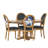 4 - Person Extendable Pedestal Dining Set