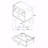 2-Drawer Bedroom Nightstand, Bedside Nightstand Table
