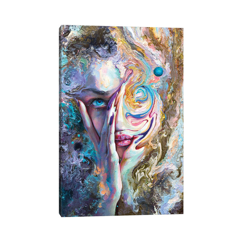 Swirling Sensation by Tanya Shatseva - Wrapped Canvas Print, 152.5 cm H x 101.5 cm W