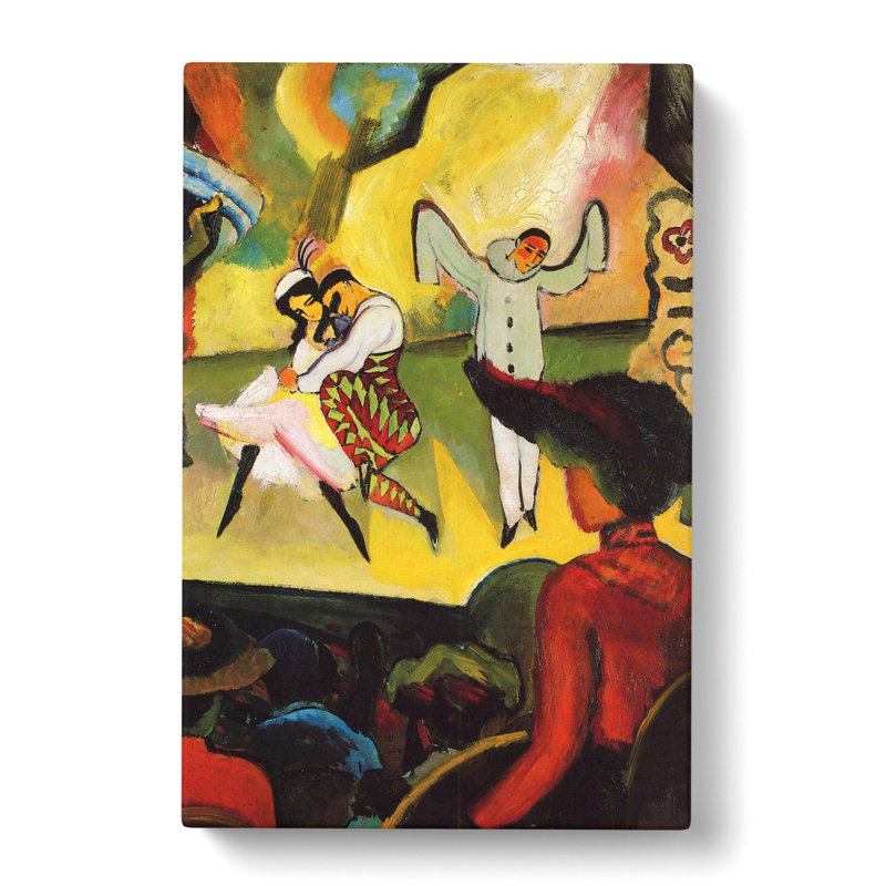 Russian Ballet by August Macke - Wrapped Canvas, 76cm H x 50cm W x 3cm D