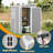 4 ft. W x 5 ft. D Plastic Lean-To Storage Shed