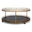 Table basse à roulettes avec rangement