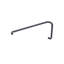 FHC TBRN8X18BN Brushed Nickel Pull Handle And Towel Bar Combo, Brass Material, 8" Handle Center to Center, 1/4" To 1/2" Glass Thickness-137445147-137445148