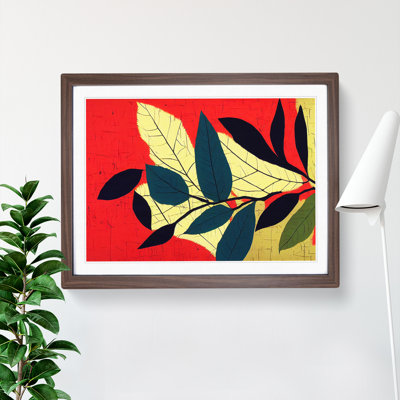Evocative Leaf - Framed Print