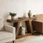 Table de canapé, console, table d'appoint à deux niveaux Vintage