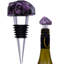 Kimberlee Amethyst Crystal 1 Piece Stone Geode Metal Bottle Stopper