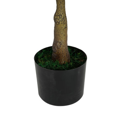 51" Artificial Ficus Tree with Plastic Pot